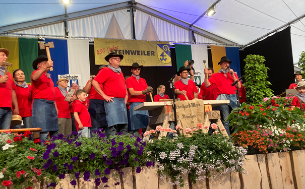 imposante Steinbearbeitung des Familien-Steinmetzbetriebs Illenberger